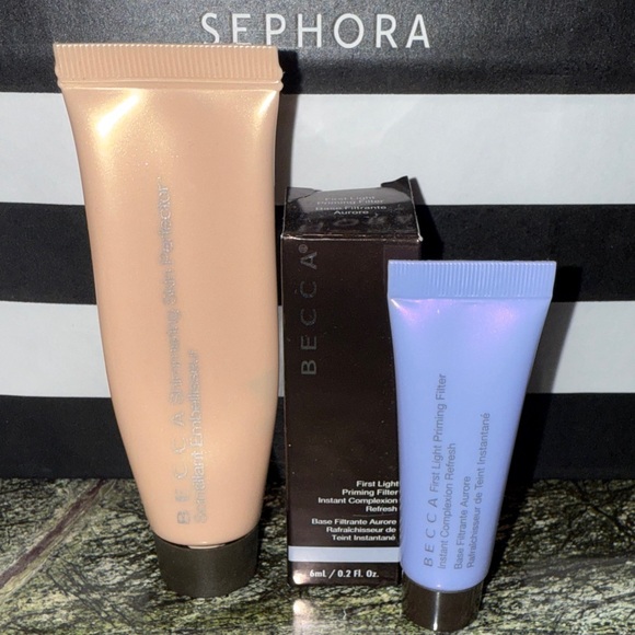BECCA Radiant Glow Duo - Nude and Lavender - Picture 1 of 4